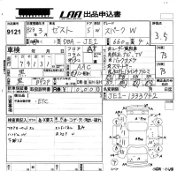 Honda ZEST лот № 9121 оценка 3.5  с аукциона в Японии 5