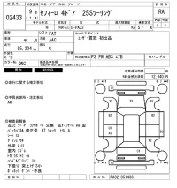 Nissan CEFIRO лот № 2433 оценка RA  с аукциона в Японии 6