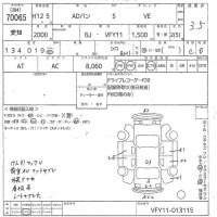 Nissan AD лот № 70065 оценка 3.5  с аукциона в Японии 9