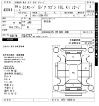 Honda CROSSROAD лот № 43014 оценка 3  с аукциона в Японии 10
