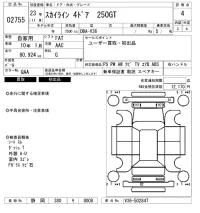Nissan SKYLINE лот № 2755 оценка 4  с аукциона в Японии 6