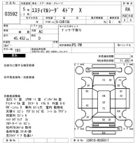 Toyota ESTIMA лот № 3592 оценка RA  с аукциона в Японии 6