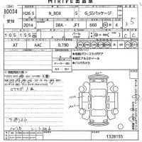 Honda N BOX лот № 80034 оценка 3.5  с аукциона в Японии 9