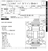 Mitsubishi MINICAB MIEV лот № 60039 оценка 3  с аукциона в Японии 7