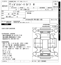 Honda ZEST лот № 43141 оценка RA  с аукциона в Японии 10