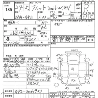 Honda FIT SHUTTLE лот № 185 оценка R  с аукциона в Японии 7