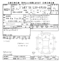 Subaru PLEO PLUS лот № 9221 оценка R  с аукциона в Японии 9