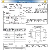 Honda FIT лот № 4627 оценка 3  с аукциона в Японии 5
