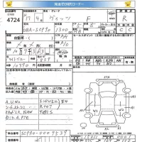 Toyota VITZ лот № 4724 оценка R  с аукциона в Японии 5