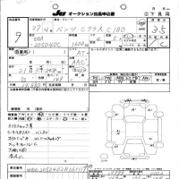 Mercedes-Benz C CLASS лот № 9 оценка 3.5  с аукциона в Японии 10