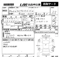 Volkswagen GOLF VARIANT лот № 3933 оценка 3.5  с аукциона в Японии 5