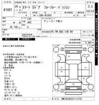 Smart FORFOUR лот № 41001 оценка 3.5  с аукциона в Японии 8