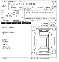 Mercedes-Benz E CLASS WAGON лот № 5047 оценка 3  с аукциона в Японии 6