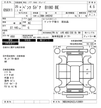 Mercedes-Benz B CLASS лот № 5011 оценка 4.5  с аукциона в Японии 5