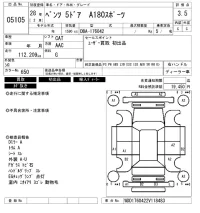 Mercedes-Benz A CLASS лот № 5105 оценка 3.5  с аукциона в Японии 6