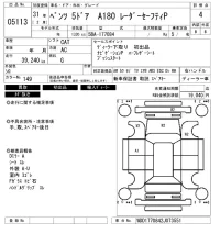 Mercedes-Benz A CLASS лот № 5113 оценка 4  с аукциона в Японии 6