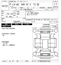 Volvo V40 лот № 5123 оценка 3.5  с аукциона в Японии 6