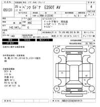 Mercedes-Benz E CLASS WAGON лот № 5131 оценка 4  с аукциона в Японии 6