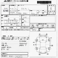 Subaru STELLA лот № 8248 оценка R  с аукциона в Японии 7