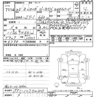 Honda N BOX лот № 7114 оценка 4  с аукциона в Японии 9