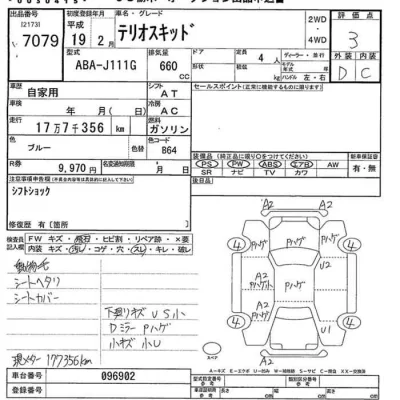 Daihatsu TERIOS KID  с аукциона в Японии