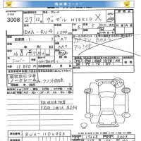 Honda VEZEL лот № 3008 оценка   с аукциона в Японии 8