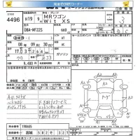 Suzuki MRWAGON лот № 4496 оценка 3  с аукциона в Японии 4