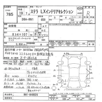 Subaru STELLA лот № 785 оценка R  с аукциона в Японии 3
