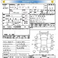 Suzuki WAGON R лот № 4741 оценка 3.5  с аукциона в Японии 5