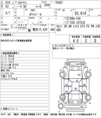 Nissan SKYLINE лот № 5815 оценка 4  с аукциона в Японии 5