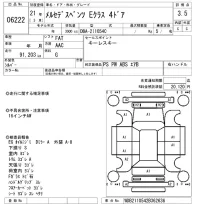 Mercedes-Benz E CLASS лот № 6222 оценка 3.5  с аукциона в Японии 5