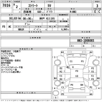 Honda ACTY VAN лот № 7016 оценка 3  с аукциона в Японии 2