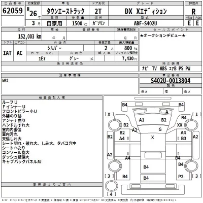 Toyota TOWN ACE TRUCK  с аукциона в Японии