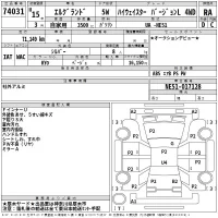 Nissan ELGRAND лот № 74031 оценка RA  с аукциона в Японии 2