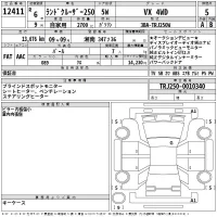 Toyota LAND CRUISER лот № 12411 оценка 5  с аукциона в Японии 2