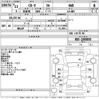 Honda CR-V лот № 18076 оценка R  с аукциона в Японии 2