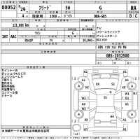 Honda FREED лот № 80052 оценка RA  с аукциона в Японии 2
