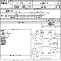 Honda VEZEL лот № 50065 оценка R  с аукциона в Японии 2