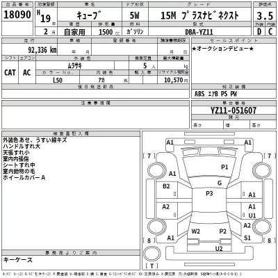 Nissan CUBE  с аукциона в Японии