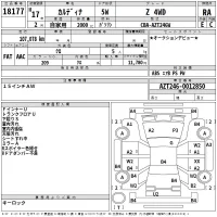 Toyota CALDINA лот № 18177 оценка RA  с аукциона в Японии 2