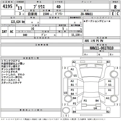 Toyota Prius  с аукциона в Японии