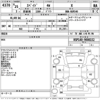 Toyota SPADE лот № 4370 оценка RA  с аукциона в Японии 2