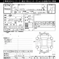 Toyota CROWN лот № 70328 оценка 3.5  с аукциона в Японии 10
