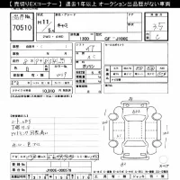 Toyota CAMI лот № 70510 оценка 3.5  с аукциона в Японии 10