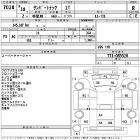Subaru SAMBAR лот № 7028 оценка R  с аукциона в Японии 2