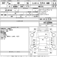 Subaru XV лот № 167 оценка 3.5  с аукциона в Японии 2