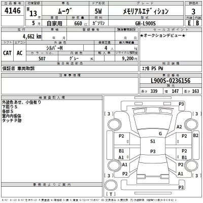 Daihatsu MOVE  с аукциона в Японии