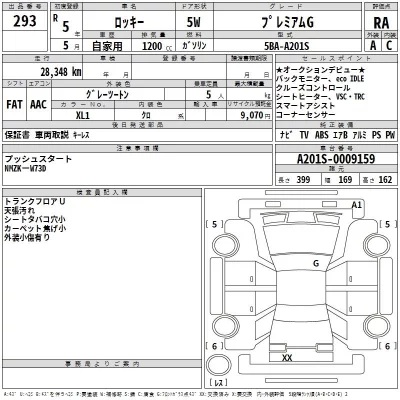 Daihatsu ROCKY  с аукциона в Японии