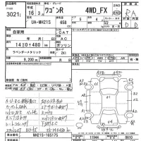 Suzuki WAGON R лот № 3021 оценка RA  с аукциона в Японии 2