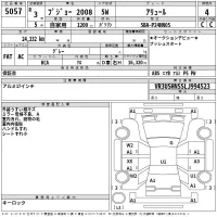 Peugeot 2008 лот № 5057 оценка 4  с аукциона в Японии 2